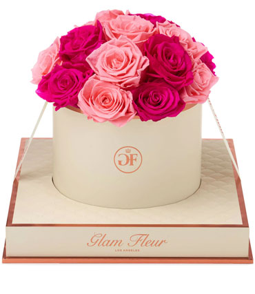 Montage Round Fuchsia And Light Pink