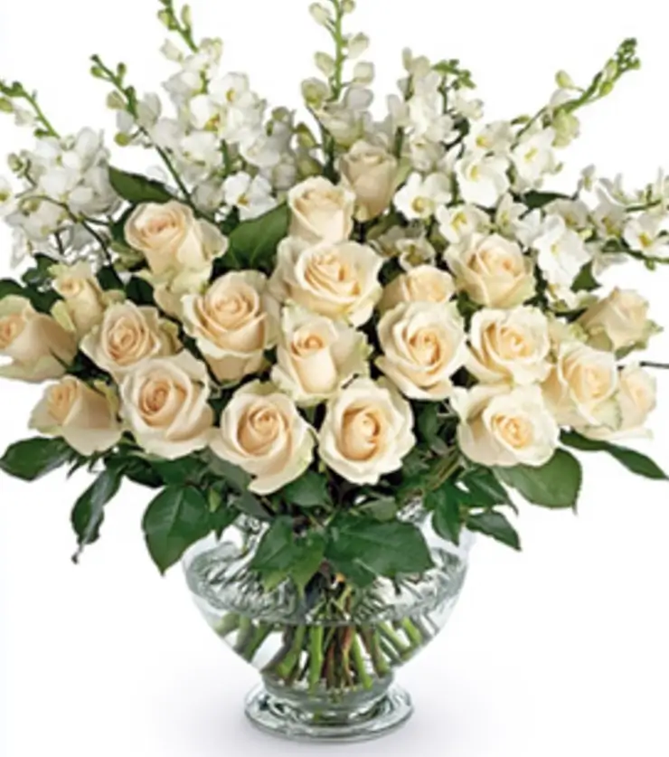 The Orchids Rose Bouquet