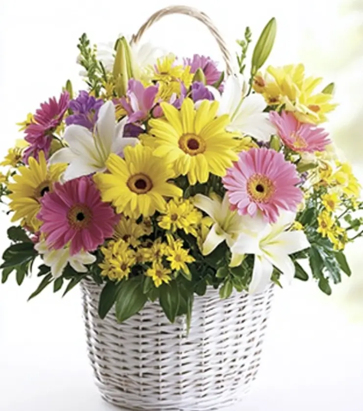 Cheerful Wishes Basket