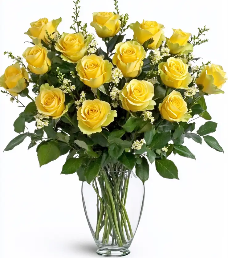 2 Dozen Yellow Roses
